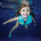 Näj Aqua - เสื้อชูชีพสําหรับว่ายน้ำเด็ก สีฟ้าทะเล