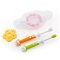 RICHELL ชุดแปรงสีฟันสำหรับเด็ก Training Toothbrush SET (3 pcs) (3m+)
