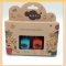 Sati ยาทาเล็บสำหรับเด็ก สูตรน้ำ ปลอดสารเคมี - Turquoise & Orange