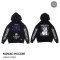 Nomad hoodie black "GANG STAR"