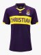 BCC Bangkok Christian College FC Authentic Thailand Football Soccer League Jersey Shirt Purple
