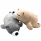 ตุ๊กตาหมีขั้วโลก Sleepy Bear  ขนาด 50 ซม. สีเทา