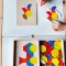 [125ชิ้น] รุ่น 29 ตัวต่อรูปทรงเรขาคณิต Melissa & Doug Pattern Blocks and Boards