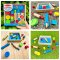 [17ชิ้น] รุ่น 165 ชุดแป้งโดว์ ปั้น ตัด ประดิษฐ์ พร้อมอุปกรณ์ Melissa & Doug Shape, Model and Mold