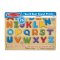 [มีเสียง] รุ่น 0340 พัซเซิลตัวอักษร ABC มีเสียง 26 ชิ้น ไม่มียี่ห้ออื่น Melissa & Doug Alphabet Sound Puzzle