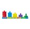 [15ชิ้น] รุ่น 379 แยกแยะสี จำนวน และรูปร่าง Melissa & Doug Stack and sort board