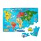 [33ชิ้น] รุ่น 446 จิ๊กซอว์จัมโบ้ แผนที่โลก ขนาด 60x90 cm Melissa & Doug World Map Floor Puzzle