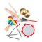 [วงดนตรี10ชิ้น] รุ่น 0488 อุปกรณ์ดนตรีทั้งวงครบชุด Melissa & Doug  Band-in-a-Box  Clap! Clang! Tap!