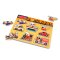 [มีเสียง] รุ่น 725 พัซเซิลรุ่นยานพาหนะมีเสียง Melissa & Doug Vehicles Sound Puzzle 8 Pcs