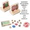 [หมึกล้างออก] รุ่น 2391 ชุดเซ็ทสแต๊มป์ ชุดยานพาหนะ Melissa & Doug My First Wooden Stamp Set - Vehicles