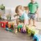 Melissa & Doug รุ่น 2435   Nesting & Sorting Garages & Cars ชุดบล๊อคต่อที่จอดรถ พร้อมรถไม้ ฝึกทักษะพื้นฐานที่จำเป็นทั้งรูปร่าง สี การแยกแยะ ตัวเลข