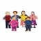 [7ชิ้น NEW!] รุ่น 2464 ตุ๊กตาครอบครัว Melissa & Doug Wooden Doll Family รีวิวดีใน Amazon USA มาพร้อมกล่องเก็บอย่างดี อย่างดี ของเล่น มาลิซ่า 3 ขวบ