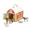 [กลอน5อัน+สัตว์4ตัว] รุ่น 2564 ชุดเล่นฟาร์มเปิดกลอน 5 แบบ Melissa & Doug Latches Barn Unique!