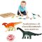 [9ตัว] รุ่น 2666 ไดโนเสาร์กำมะหยี่ ขนาด 3-4 นิ้ว Melissa & Doug Dinosaur Play Set