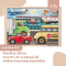 [จิ๊กซอไม้12ชิ้น] รุ่น 2931 พัซเซิลไม้รุ่นรถ Melissa & Doug  Wooden Jigsaw Puzzle -  Vehicles