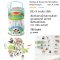 Melissa & Doug รุ่น 31404 Tub Stickables - Wild Animals Soft Shapes Bath Toy ชุดตัวติดผนังลอยน้ำได้ รุ่นสัตว์ มี 20 ชิ้น