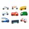 [9ชิ้น] รุ่น 3170 ชุดรถของเมือง Utility Vehicles รถของเล่น Melissa & Doug Wooden Town Vehicles