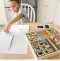 [หมึกล้างออก] รุ่น 31901 ชุดแสตมป์พร้อมหมึก non-toxic รุ่นยานพหนะ Melissa & Doug Deluxe Wooden Stamp Set - Vehicles