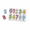 [10 ชิ้นมีตุ่ม]  Melissa & Doug รุ่น 3273 See-Inside Numbers Peg Puzzle -10 Pcs พัซเซิลมีตุ่ม รุ่นตัวเลข รีวิวดีใน Amazon USA จับถนัดมือ ของเล่น มาลิซ่า