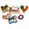 [5แผ่น+เชือก5สี] รุ่น 3781 ชุดฝึกร้อยเชือกเด็กเล็ก รุ่นฟาร์ม Melissa & Doug Lace & Trace Farm