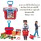 [รถเข็น+ตะกร้า] รุ่น 4073 ตะกร้าซื้อของปรับเป็นรถเข็นได้ในตัว Melissa & Doug Rolling Grocery Basket