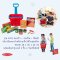 [รถเข็น+ตะกร้า] รุ่น 4073 ตะกร้าซื้อของปรับเป็นรถเข็นได้ในตัว Melissa & Doug Rolling Grocery Basket