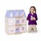 [บ้านตุ๊กตา+เฟอร์] รุ่น 4588 บ้านตุ๊กตา บ้านวิคตอเรีย+เฟอร์นิเจอร์ไม้ 14 ชิ้น 71x61x40 cm Melissa & Doug Multi-Level Wooden Dollhouse