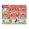 [9 ชิ้น]  รุ่น 4592 เปิดประตูแต่ละบาน เล่นค้นหาภาพที่แมชชิ่งกัน Melissa & Doug  Magnetic Hide and Seek Board  Farm