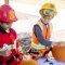[ชุดอาชีพเด็ก] รุ่น 4837 ชุดแฟนซีก่อสร้าง ฟรีไซส์ 3-6 ขวบ สูง 100-135 cm Melissa & Doug  Construction Role Play Costume