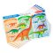 [1แผ่นรียูส] รุ่น 5027 แผ่นรองจานเขียนลบได้ รูปไดโนเสาร์ Melissa & Doug ร Write-A-Mat Learning Mat - Dinosaurs