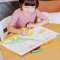 [1แผ่นรียูส] รุ่น 5027 แผ่นรองจานเขียนลบได้ รูปไดโนเสาร์ Melissa & Doug ร Write-A-Mat Learning Mat - Dinosaurs
