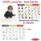 Melissa & Doug รุ่น 5028 Write-A-Mat Learning Mat - Alphabet รองจานชุดตัวอักษร ส่งเสริมการเรียนรู้