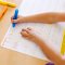 [1แผ่นรียูส] รุ่น 5037 แผ่นรองจานเขียนลบได้ รุ่น 1-100  Melissa & Doug Write-A-Mat Learning Mat - Counting 1-100