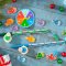 [เบ็ด2+ปลาแม่เหล็ก10ตัว] รุ่น 5149 เกมตกปลาและนับ Melissa & Doug Catch and Count Fishing Game