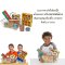 [ตะกร้า 9ชิ้น] รุ่น 5171ตะกร้าช้อปปิ้ง สเตนเลสของแท้อย่างดี 29x24x15cm Melissa & Doug Let's Play House! Grocery Basket