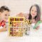[ตะกร้า 9ชิ้น] รุ่น 5171ตะกร้าช้อปปิ้ง สเตนเลสของแท้อย่างดี 29x24x15cm Melissa & Doug Let's Play House! Grocery Basket