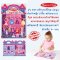 [67 ชิ้นรียูส] รุ่น 9100 สติกเกอร์นูนรียูสซาเบิลเซ็ท เจ้าหญิง Melissa & Doug Puffy Reusable Sticker Set: Princess