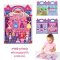 [67 ชิ้นรียูส] รุ่น 9100 สติกเกอร์นูนรียูสซาเบิลเซ็ท เจ้าหญิง Melissa & Doug Puffy Reusable Sticker Set: Princess