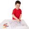 [26แผ่นจัมโบ้] รุ่น 9108 ชุดสมุดระบายสีไซส์จัมโบ้รูปไดโนเสาร์ Aa-Zz  Melissa & Doug Dinosaurs Alphabet Coloring Pad