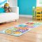 [พรม67x200cm] รุ่น 9402 พรมฮ๊อพสต๊อต เกมเล่นตังเกในบ้าน มาพร้อมถุงทราย Melissa & Doug Hop & Count Hopscotch Rug