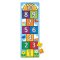 [พรม67x200cm] รุ่น 9402 พรมฮ๊อพสต๊อต เกมเล่นตังเกในบ้าน มาพร้อมถุงทราย Melissa & Doug Hop & Count Hopscotch Rug