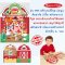 [52ชิ้นรียูส] รุ่น 9408 สติกเกอร์นูนรียูสซาเบิลรุ่นฟาร์ม Melissa & Doug Puffy Sticker Play Set On the Farm