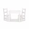 30225 Wooden Table & Chairs - White