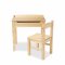 Melissa & Doug รุ่น 30230 Child's Lift-Top Desk & Chair - Honey ชุดโต๊ะและเก้าอี โต๊ะเปิดได้ ทำจากไม้อย่างดี ใช้สีไม้ธรรมชาติ
