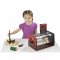[56ชิ้น]  รุ่น 9305 ของเล่นซูชิ เคาน์เตอร์ Melissa & Doug Roll, Wrap & Slice Sushi Counter รีวิวดีใน Amazon USA เวลโคร่ ได้หั่น ตัดม้วน ลูกเล่นเพียบ