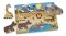 Melissa & Doug รุ่น 9054 Peg Puzzle Safari ชุดพัซเซิลแบบมีที่จับ รุ่นซาฟารี ส่งเสริมพัฒนาการทางความคิด มือ และสมอง