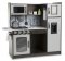 [เคาท์เตอร์ครัวไม้]  รุ่น 4010 ชุดครัว รุ่นสีเทาดำ ครัวไม้อย่างดี ลึก แข็งแรง 100x110x40cm  Melissa & Doug Chef's Kitchen Charcoal Gray