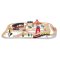 [รถไฟ+ราง132ชิ้น] รุ่น 701 ชุดต่อรางรถไฟ Melissa & Doug Wooden Railway Train Set