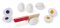 Melissa & Doug รุ่น 9301 จับคู่ไข่ต้ม ส่งเสริมความคิด การจับคู่ การเรียนรู้สี Slice & Sort Wooden Eggs