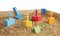 Melissa & Doug รุ่น 8260  Sandblox - 7-Piece Sand Shaping Set ชุดเล่นทราย ส่งเสริมความสนใจในการสร้าง การทำ การต่อ 